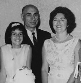 Sonia Taitz with mother father